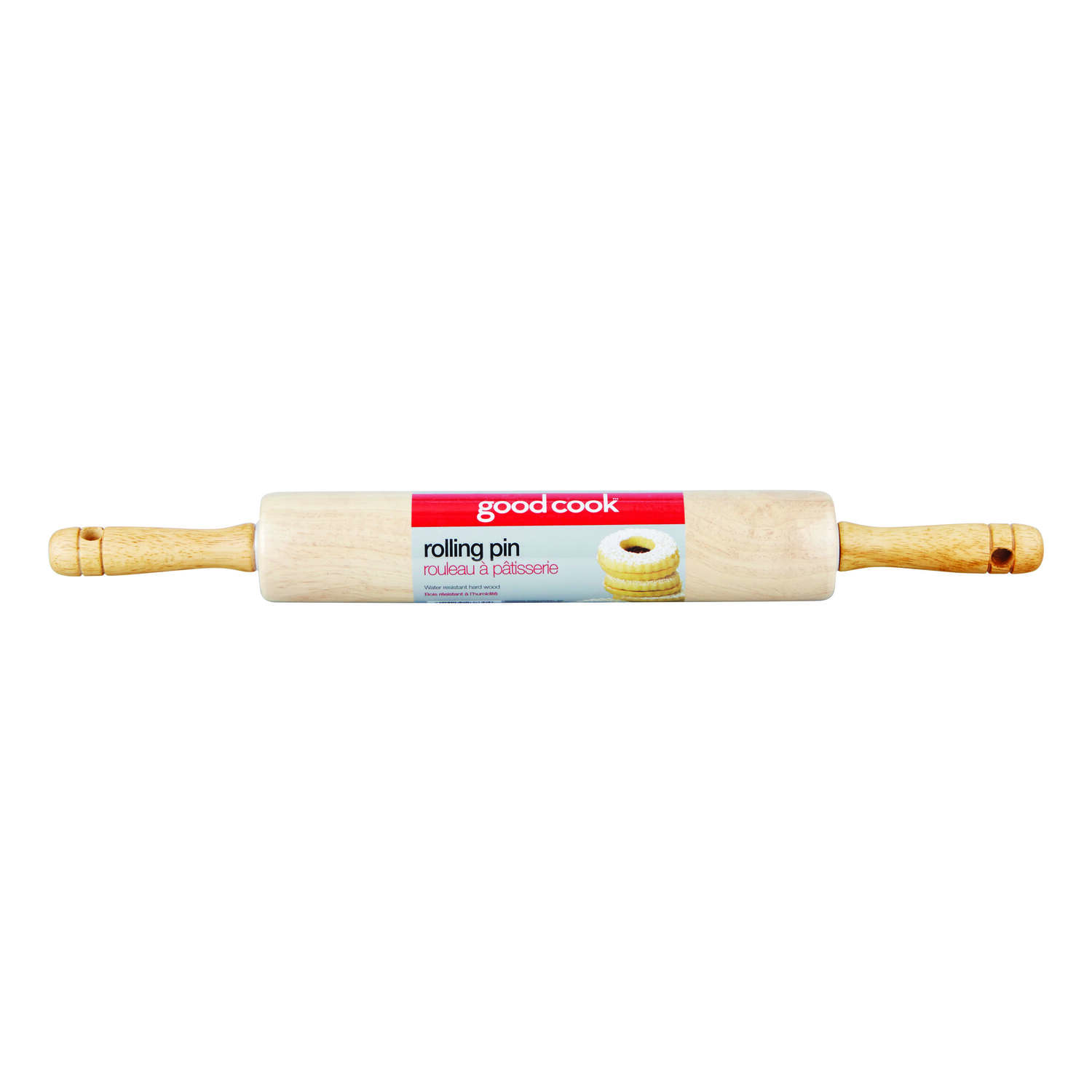 Good Cook 10 in. L X 3.5 in. D Wood Rolling Pin Natural