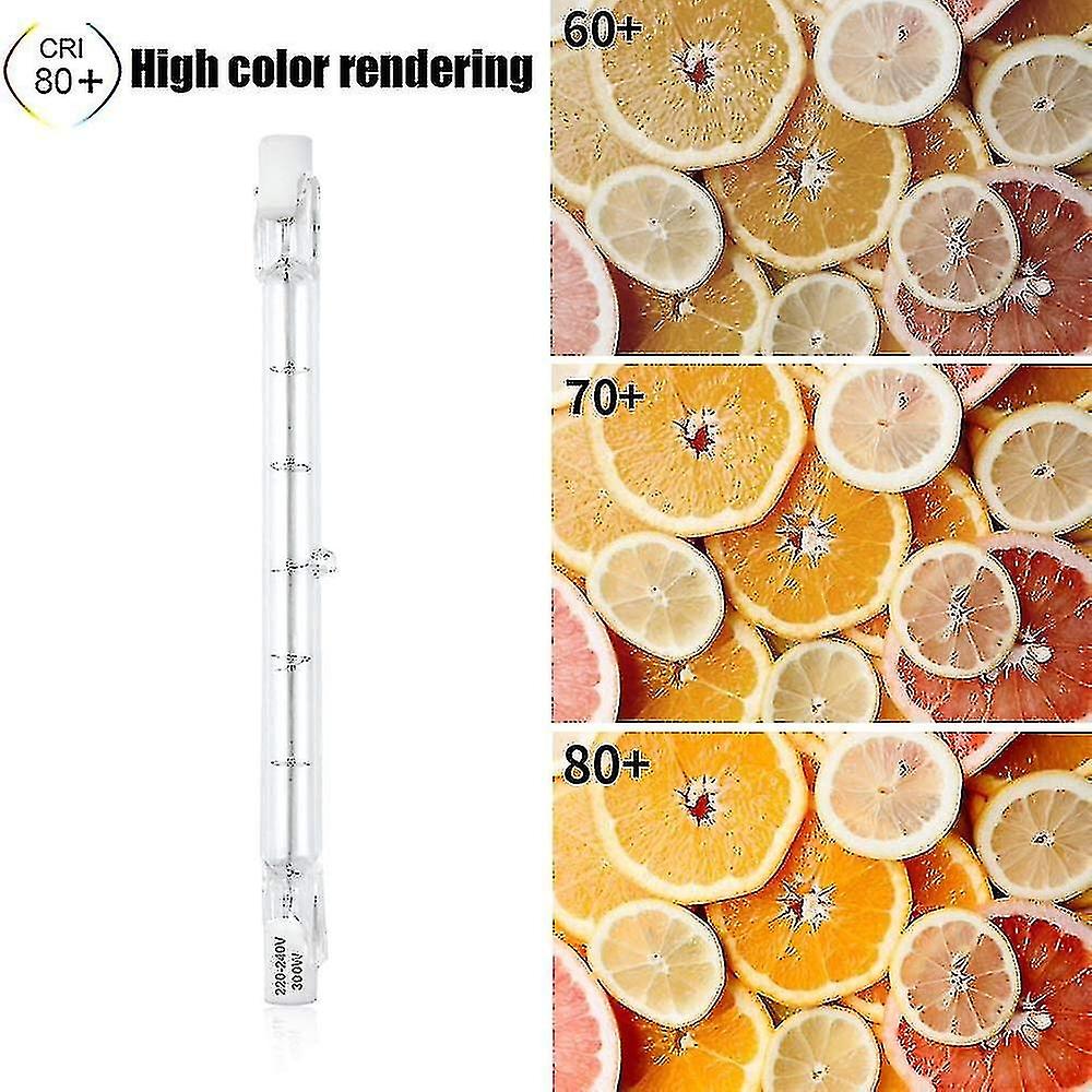 Dimmable R7s 118mm 300w Halogen Pencil Bulb Ac220-240v 5900lm J118 Linear Halogen Floodlight For Lan