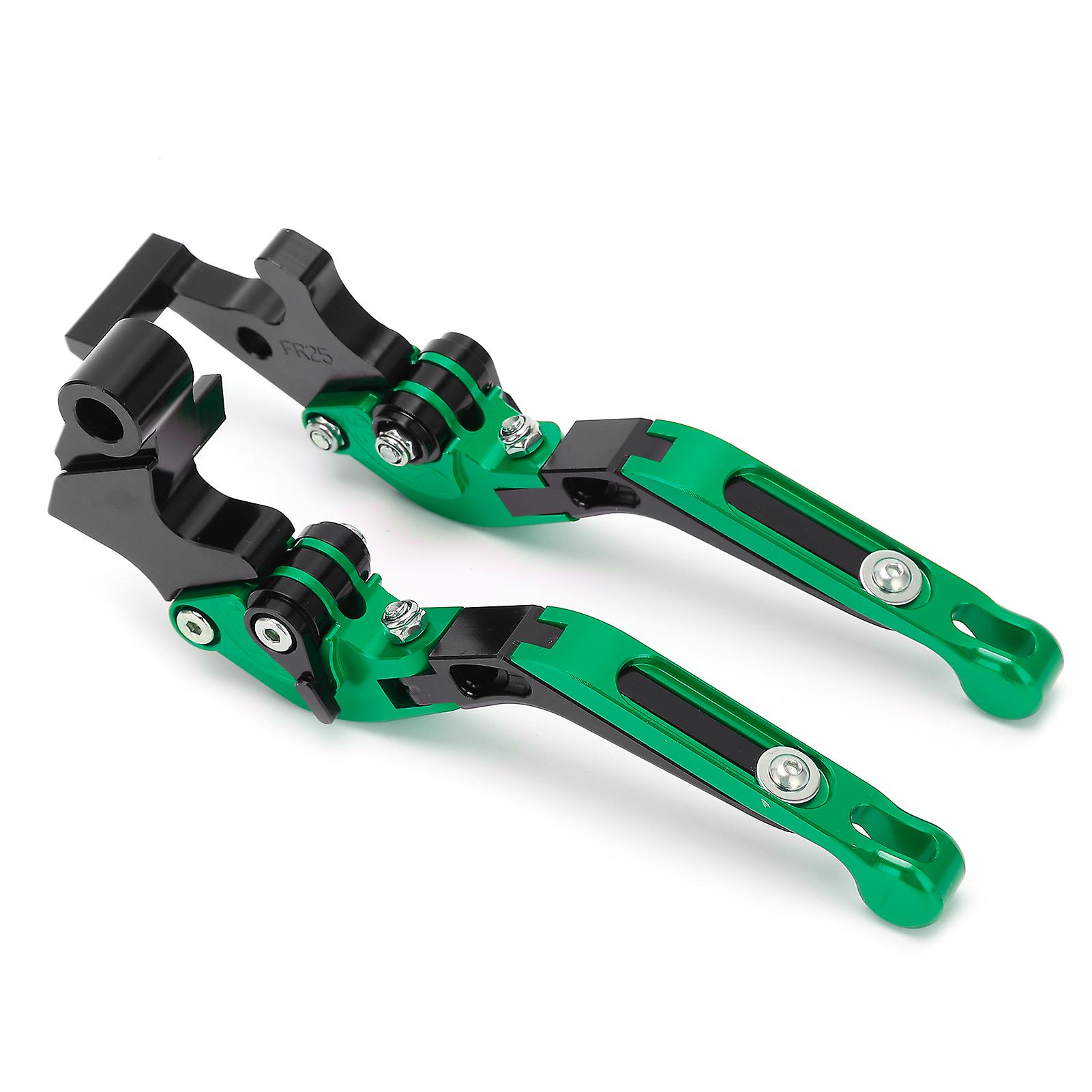 Adjustable Brake Clutch Levers Cnc Aluminum Alloy Replacement For Yamaha Mt25 Mt03 R25 R3green