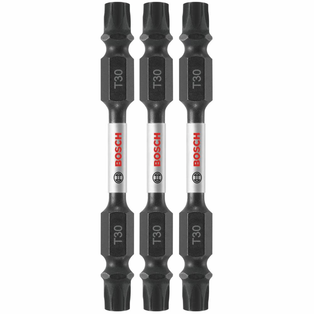 Bosch 3 pc. Impact Tough 2.5 In. Torx #30 Double-Ended Bits ITDET302503 from Bosch