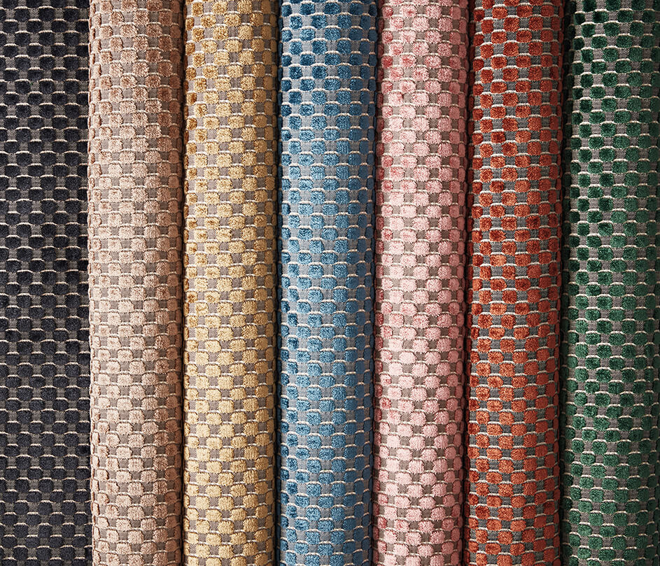 Viviana Alisa Terracotta Fabric