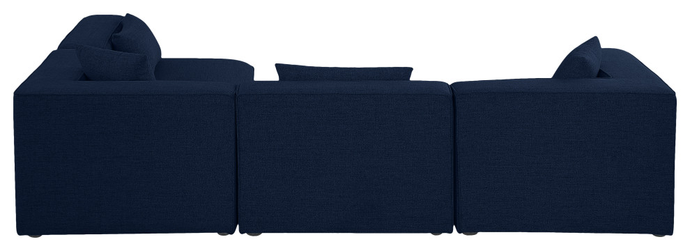 Cube Upholstered Modular Sectional   Contemporary   Sectional Sofas   by Meridian Furniture  Houzz