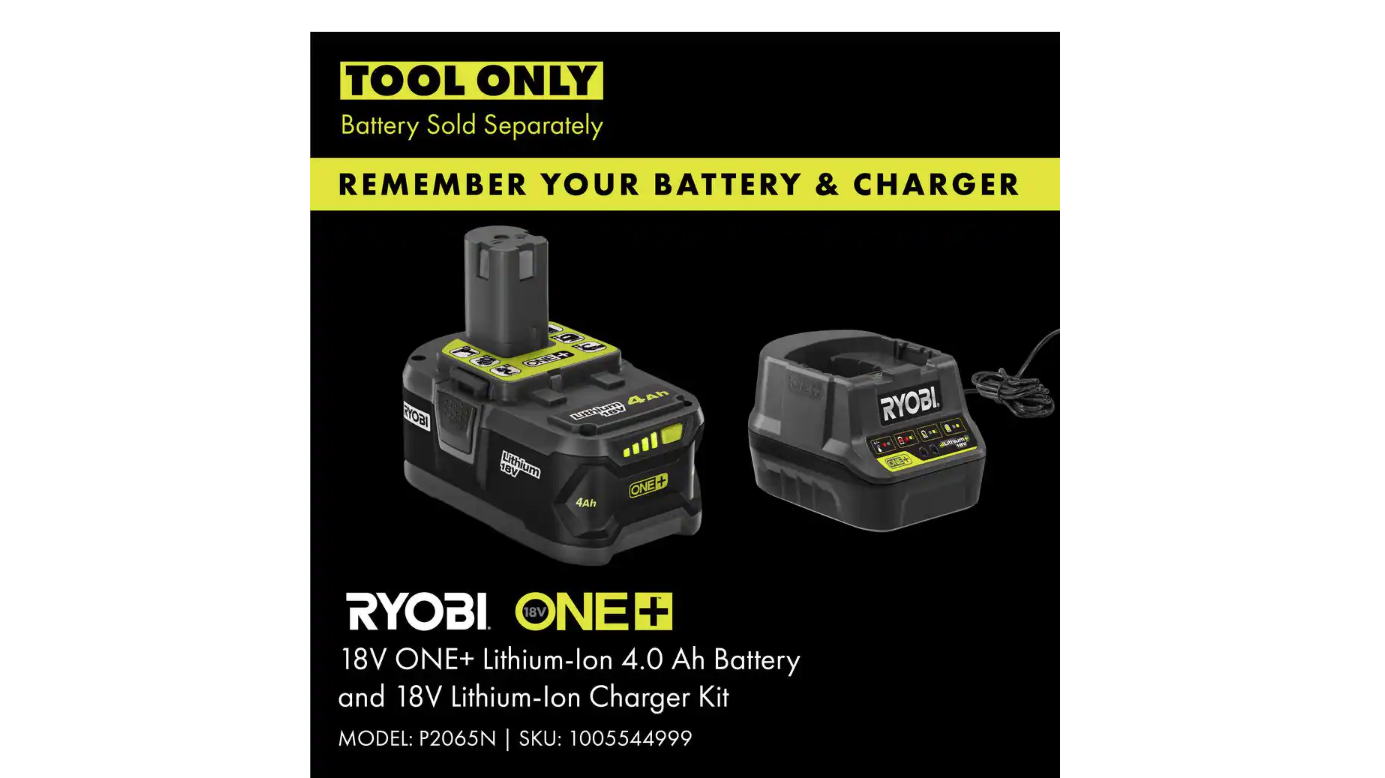 RYOBI P2300A ONE+ 18V 9 in. Cordless Battery Edger (Tool Only)