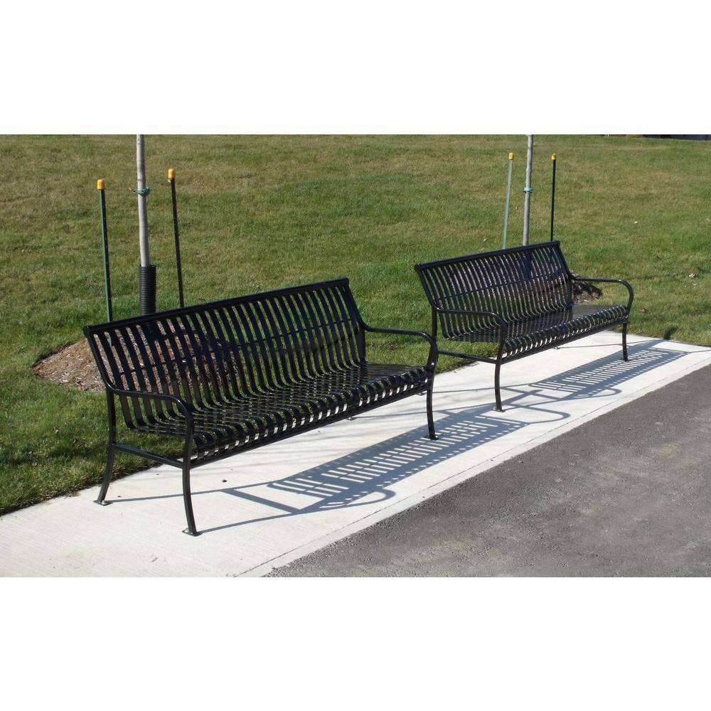 Paris 6 ft. Black Premier Bench 460-023-0006