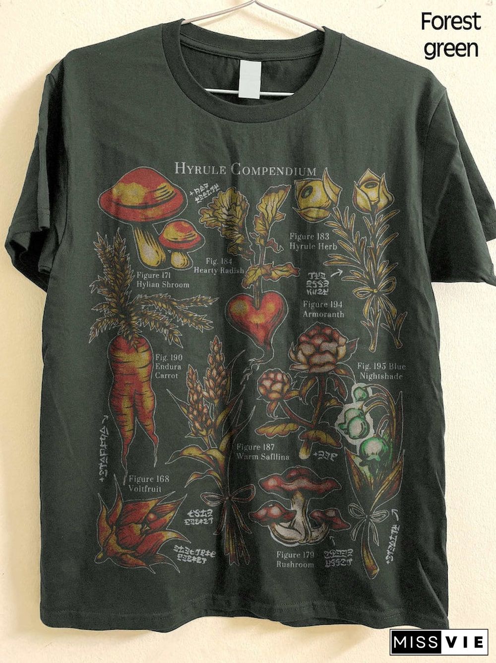 Hyrule Flora Shirt Breath Of The Wild Hylia Plant Lover Shirt