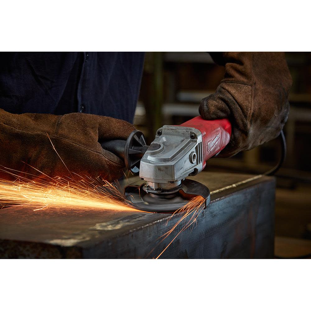 4-1/2 in. Small Angle Grinder w/ Paddle， No-Lock ;