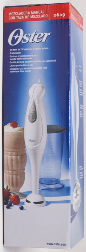 Oster Hand Blender With Blending Cup and Dual-Purpose Lid， Model 2609， BRAND NEW