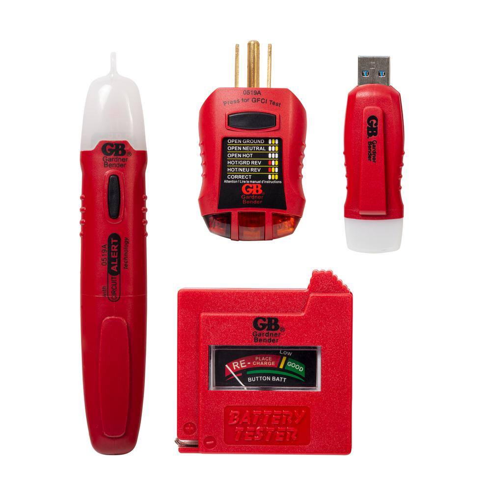 Gardner Bender Household Electrical Tester Kit (4-Piece) GK-5