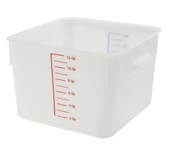 BASCO 12 Quart Square Rubbermaid  174Food Storag...