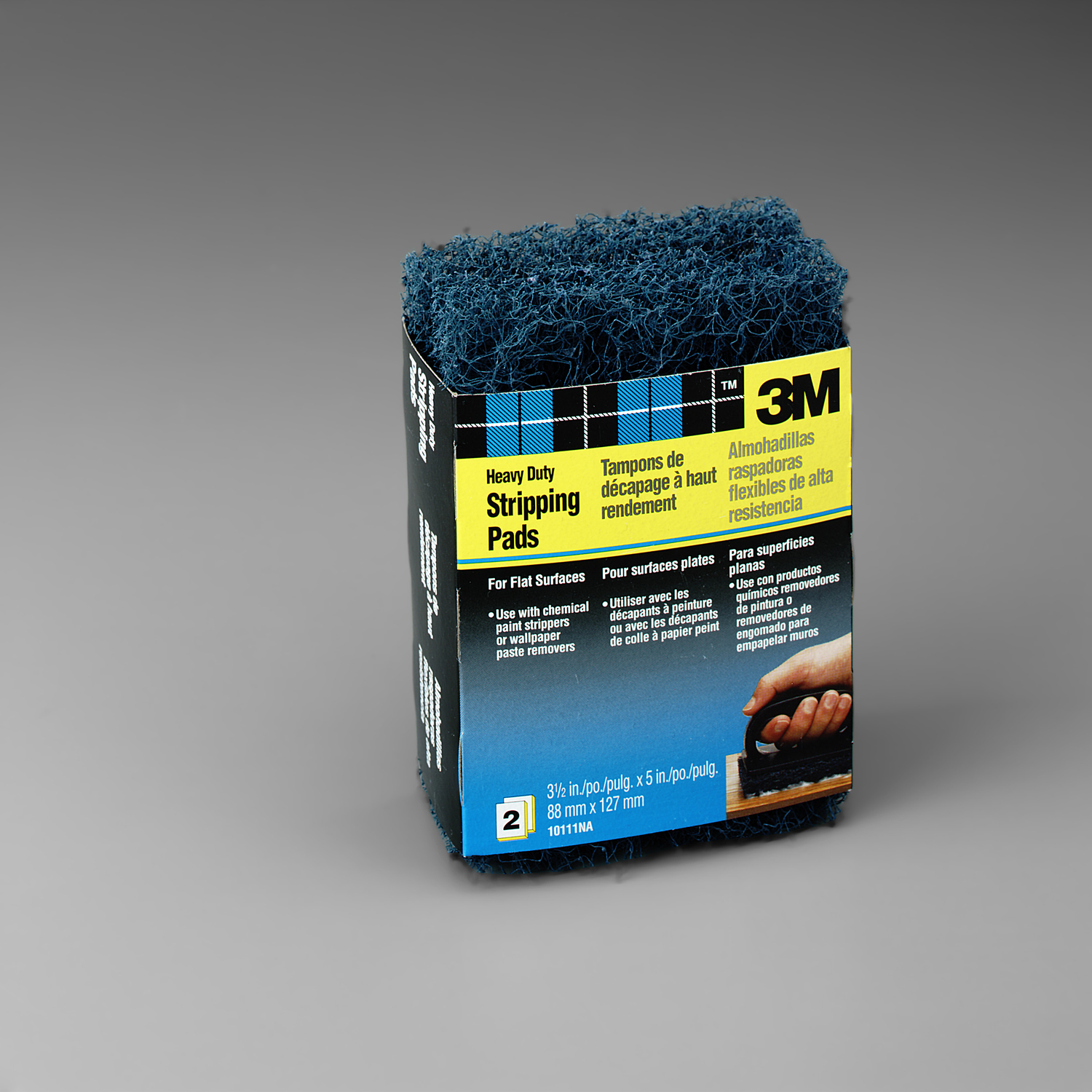 3M 5 in. L X 3-1/2 in. W X 1/2 in. Coarse Heavy Duty Stripping Pad