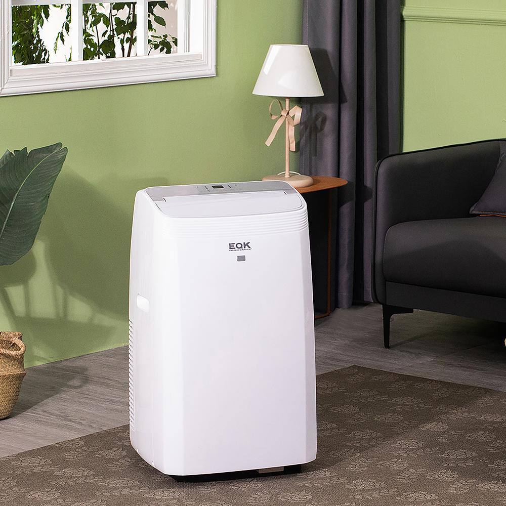 EQK 14000 BTU (10000 BTU DOE) SMART Portable Air Conditioner Dehumidifier  Fan Wifi and Voice Alexa Google 550 Sq.Ft EAPC10RSC1