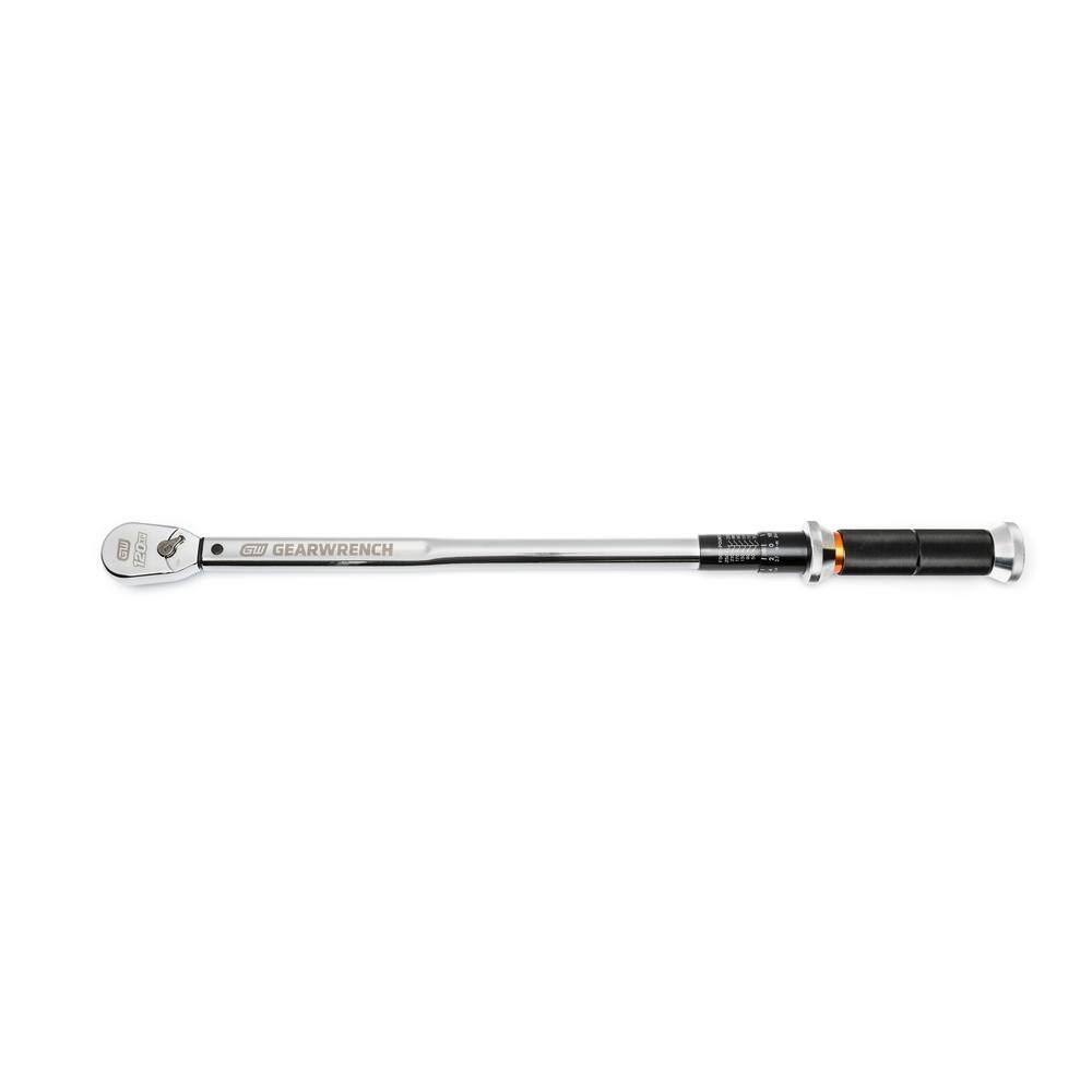 GEARWRENCH 12 in. Drive 120XP Certified Micrometer Torque Wrench 30-250 ft.lbs. 85181CERT