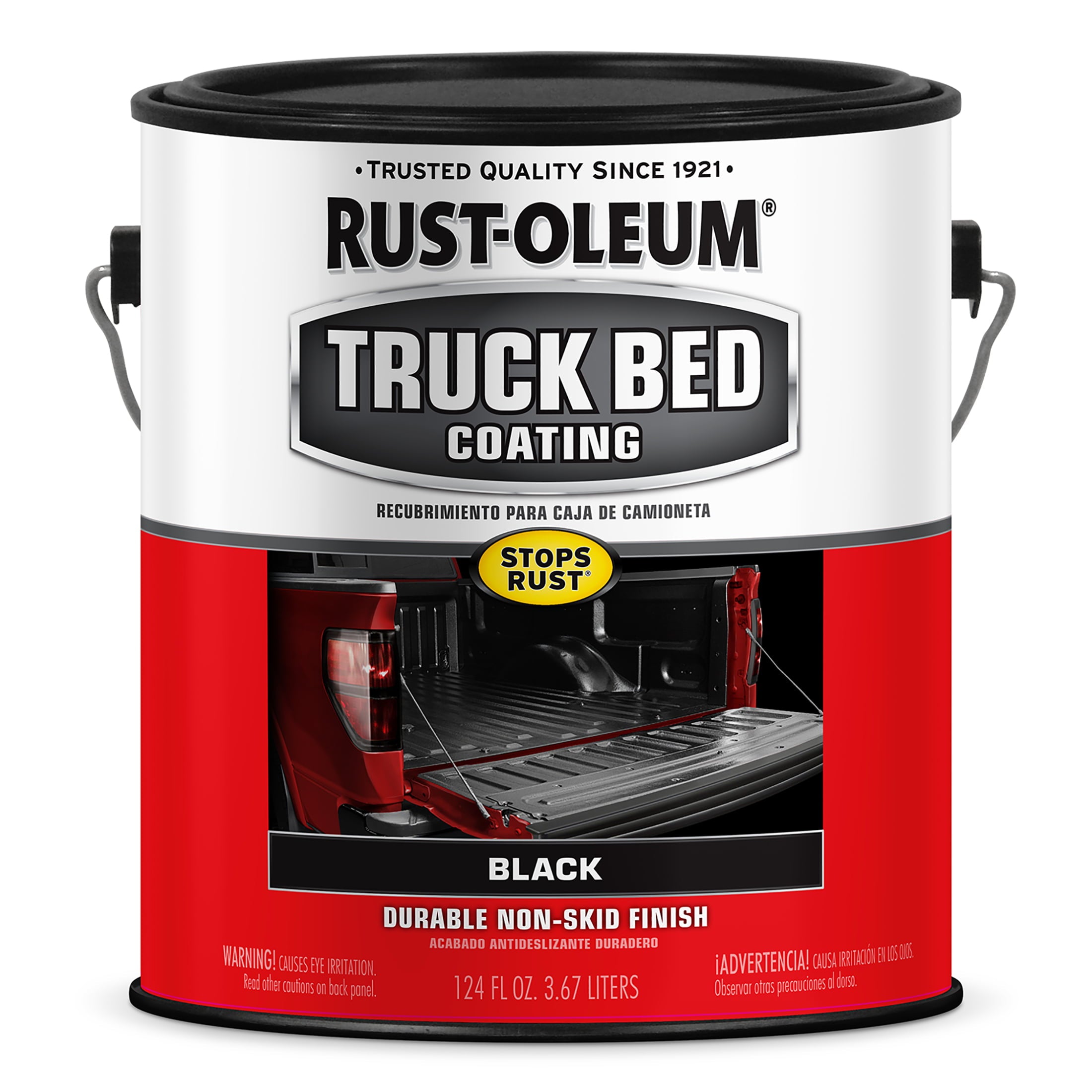 Black， Rust-Oleum Automotive Truck Bed Coating-342669， Gallon