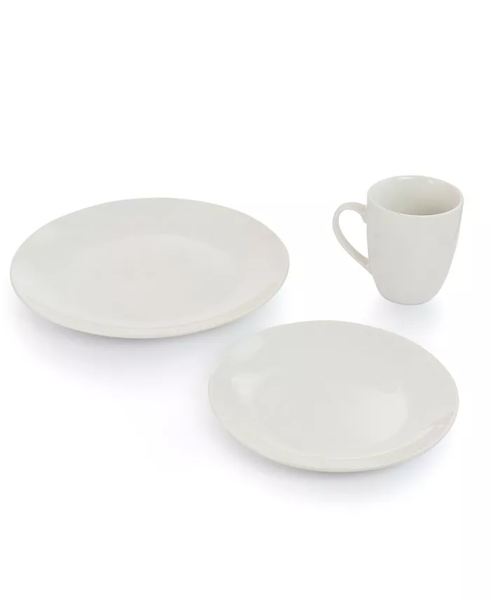 Elama Laura 32 Piece Porcelain Dinnerware Set with 2 Serving Bowls