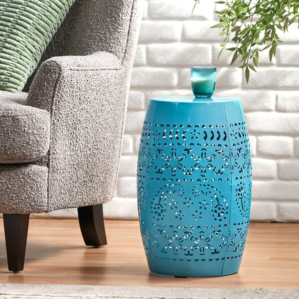 Lace Cut Design Metal Frame SIDE TABLE