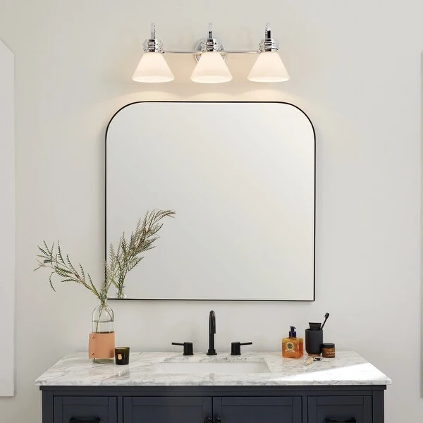 Kichler Lighting Farum 26 in. 3-Light Chrome Vanity Light