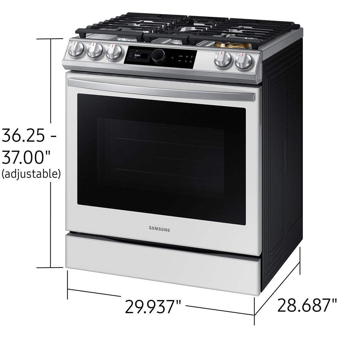  30-inch Slide-in Gas Range with Air Fry Technology NX60BB871112AA