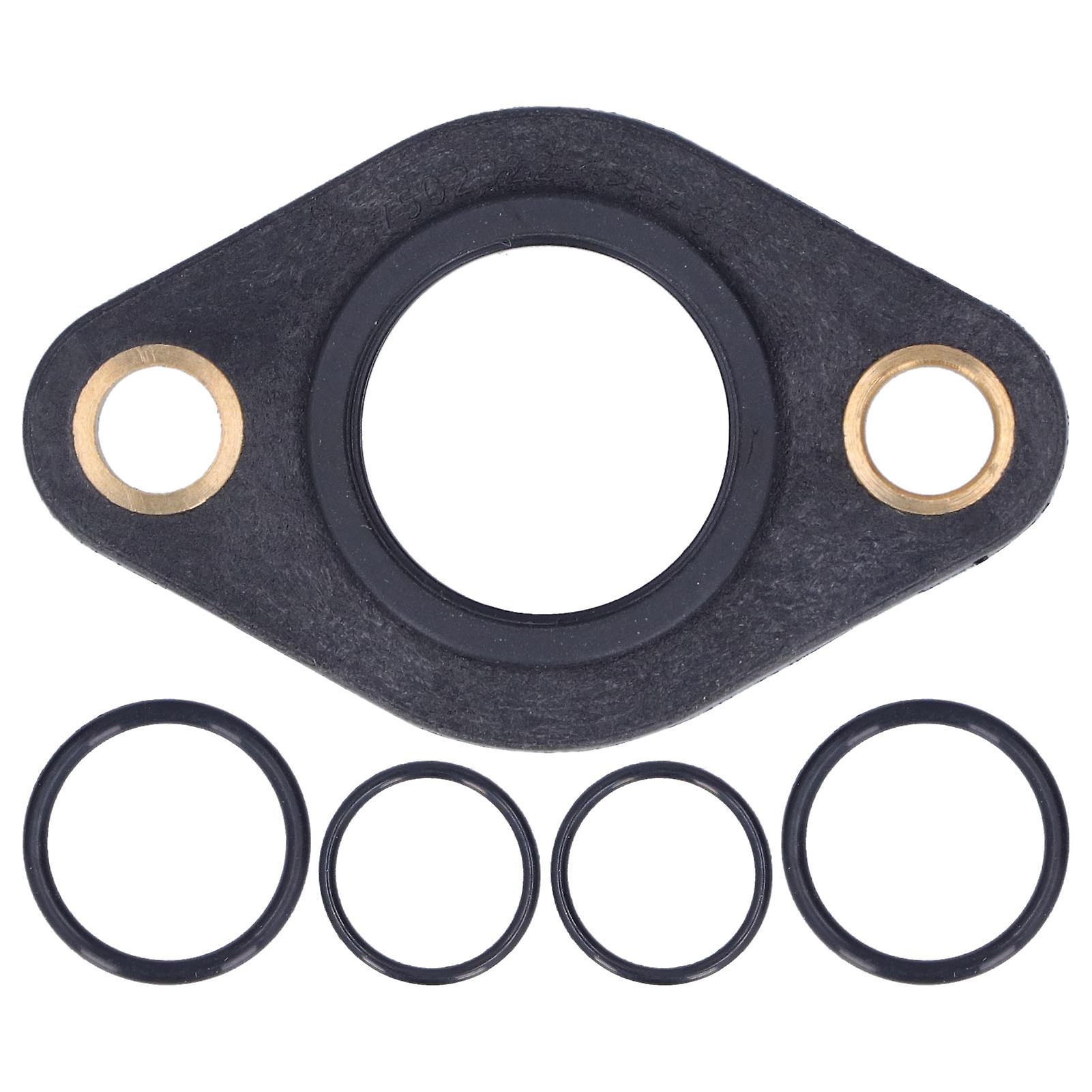 Engine Valve Cover Flange Gasket O Ring Kit 11377502022 Black Replacement For 3 Series E46 E90 E91