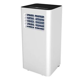 SereneLife 8000 BTU (5000 BTU DOE) Portable Air Conditioner AC Cooling Unit with Dehumidifier and Fan Window Mount Kit in White SLPAC805W