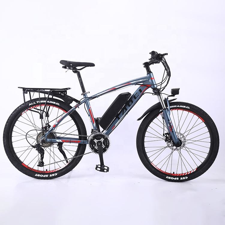 New arrival lithium battery bike aluminum alloy frame street use cool design electric mountain bike for adults