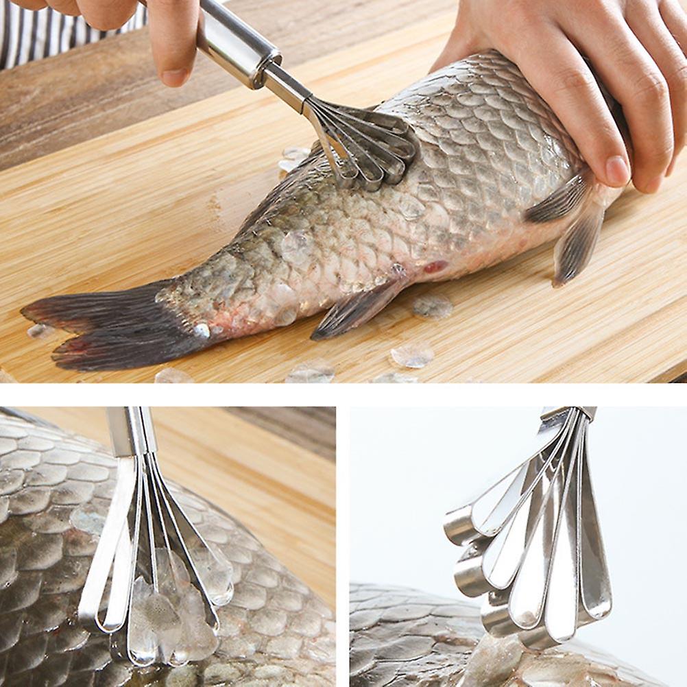 Portable Stainless Steel Coconut Meat Fish Scale Removal Tool Grater Slicing Tool Kitchen Gadgets