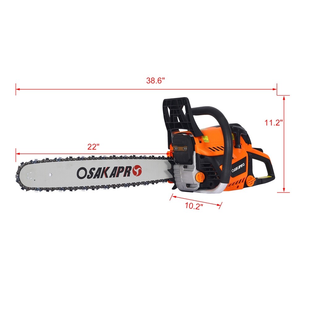 58 cc Chainsaw gas 22 in   22 Inches