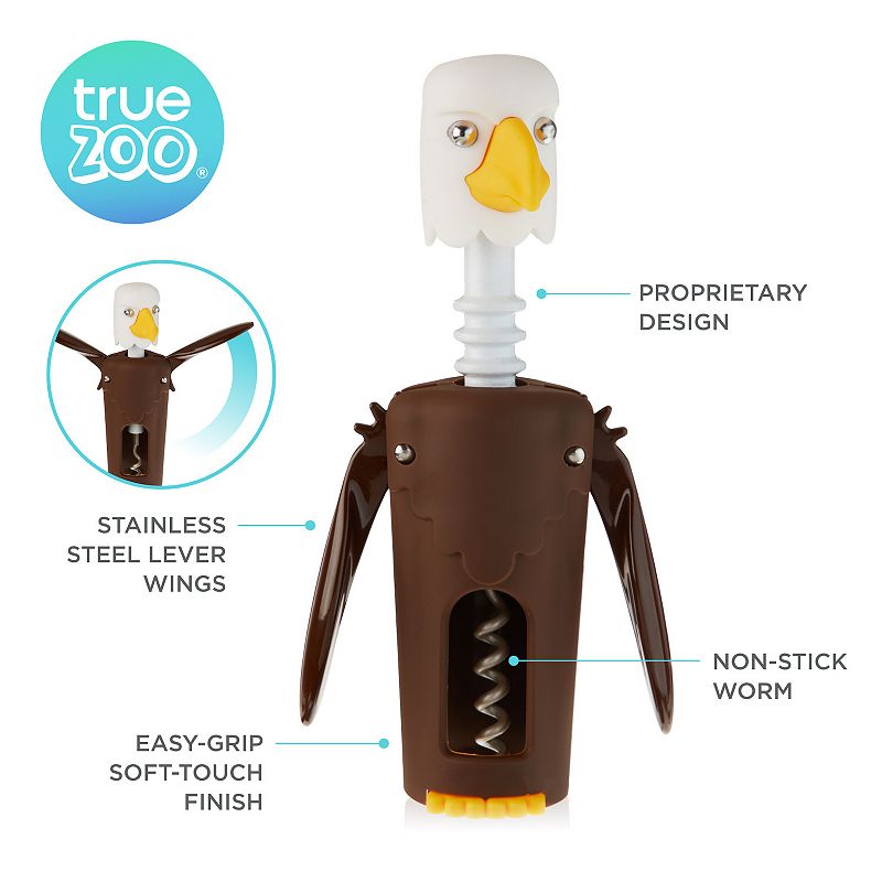 Truezoo Bald Eagle Winged Corkscrew