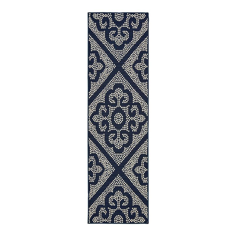 StyleHaven Mainland Medallion Panel Indoor Outdoor Rug