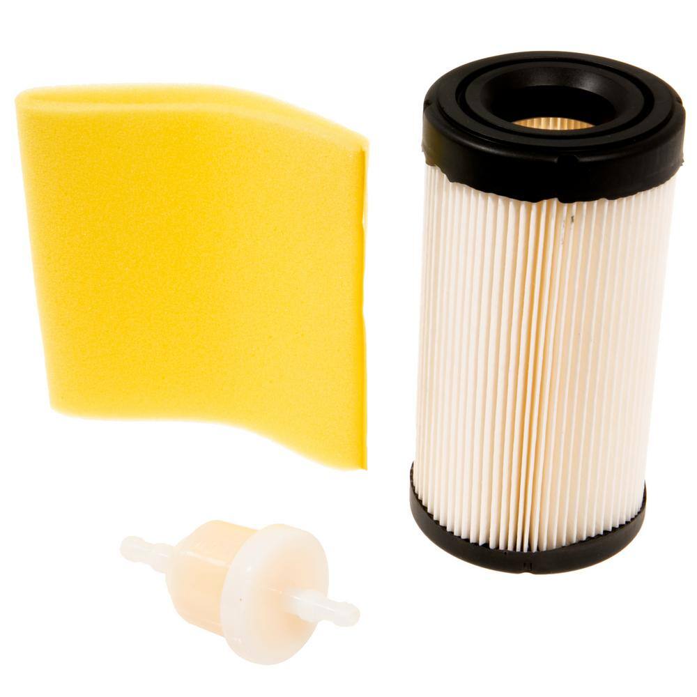 Troy-Bilt Air Filter and Fuel Filter Kit for Riding Mowers with Single-Cylinder Briggs and Stratton Engines 490-950-Y059