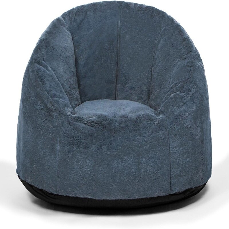 Large Bean Bag Chair 37in Soft Faux Fur