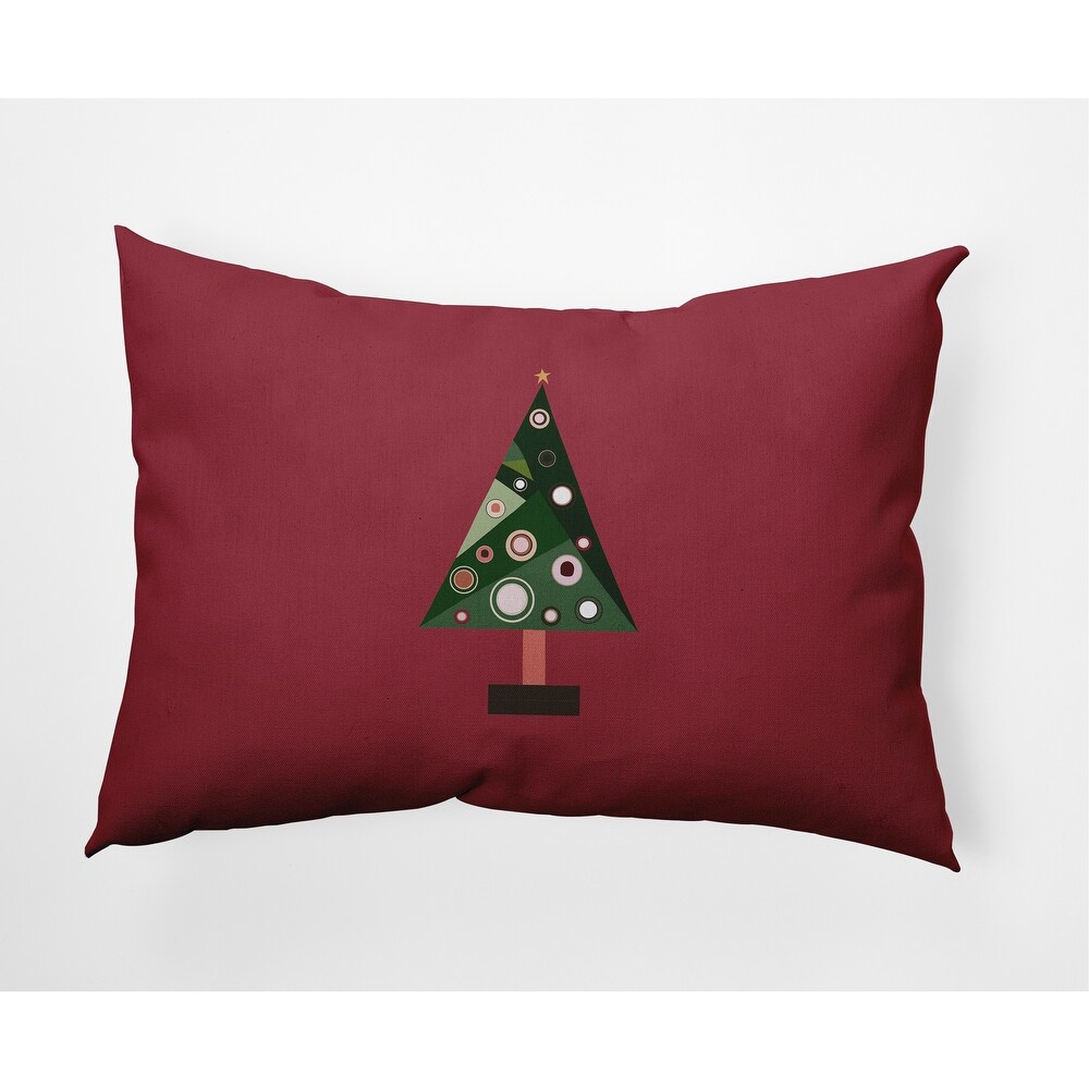 Crazy Christmas Outdoor Throw Pillow