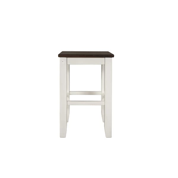 Set of 4 Counter Height Dining Stools with Footrest