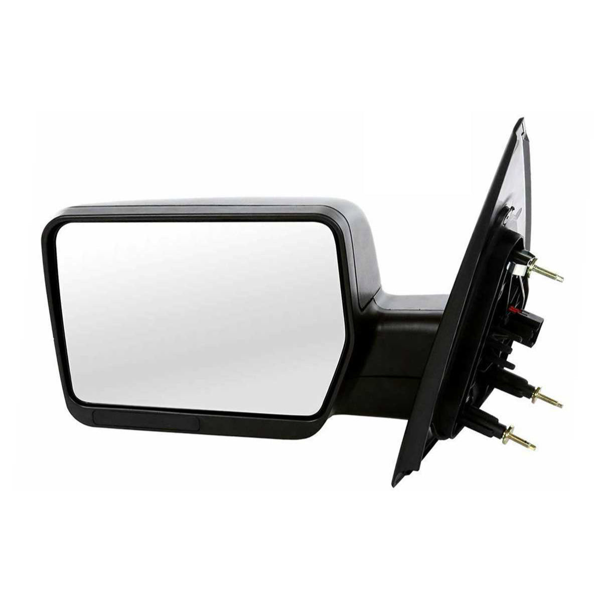 AutoShack Driver Mirror Power Folding Textured Black Replacement for 2004 2005 2006 2007 2008 Ford F-150 4.2L 4.6L 5.4L V6 V8 4WD AWD RWD KAPFO1320233