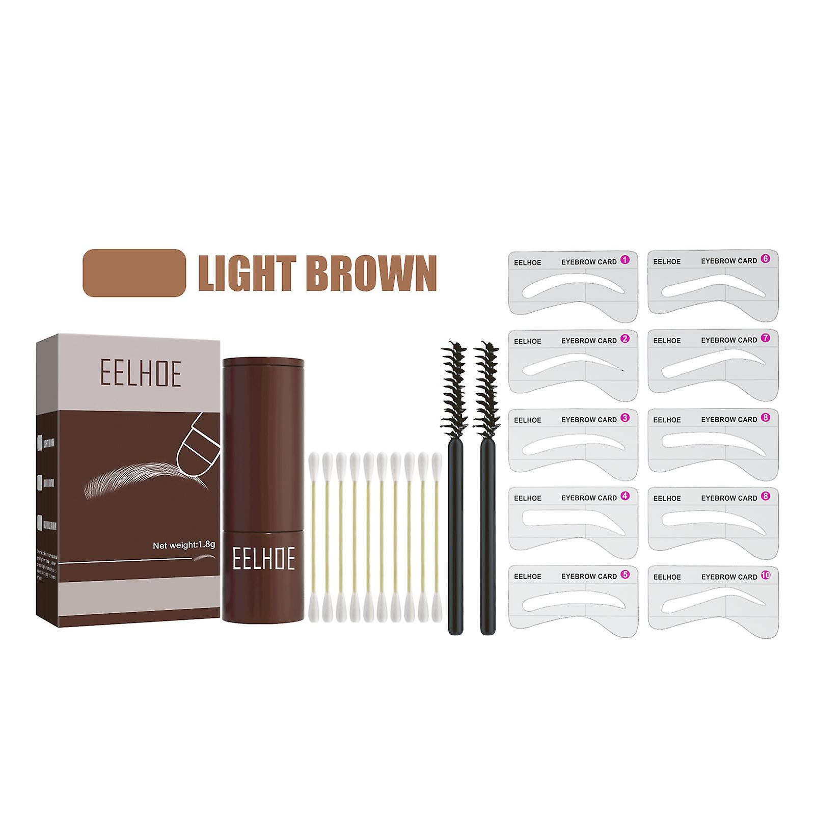 Eyebrow Print Set: Stamp Thrush Filling Waterproof Non-peeling Eyebrow Hairline Shadow Define The Brow Shape