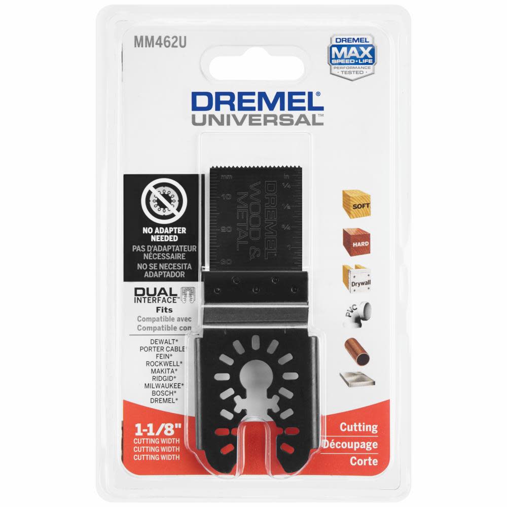 Dremel Multi Max 1 1/8 BiM Blade ;