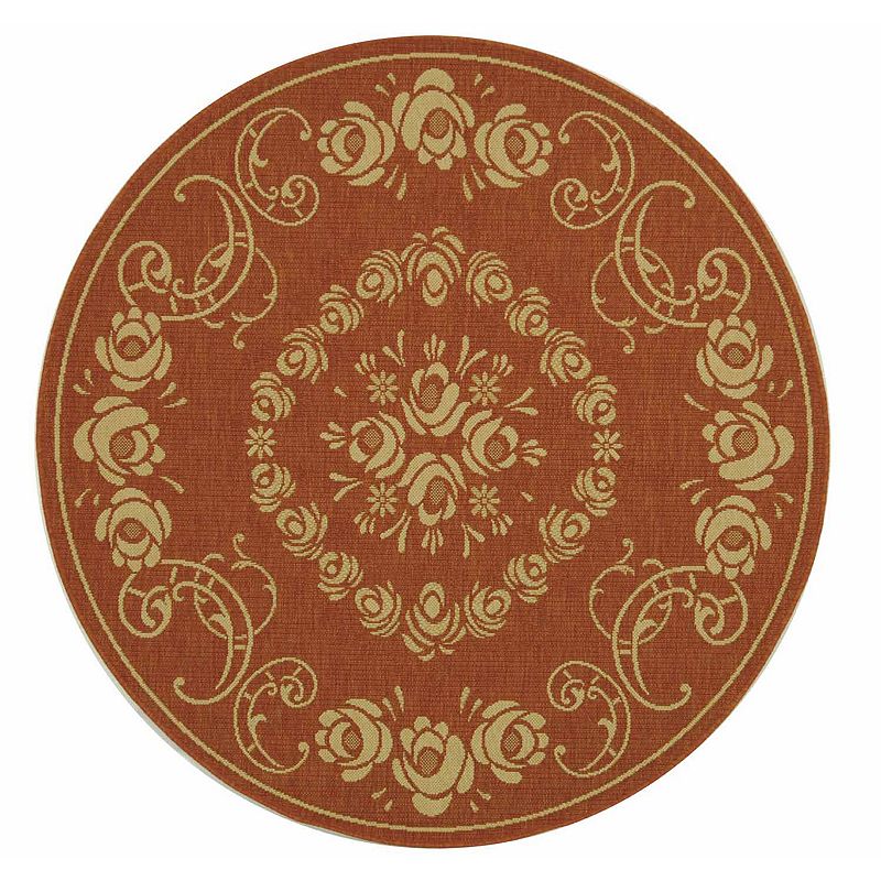 Safavieh Courtyard Cascading Floral Indoor Outdoor Rug