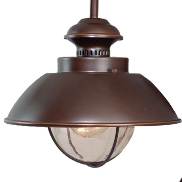 Vaxcel Harwich 1 Light Post Light Textured Black