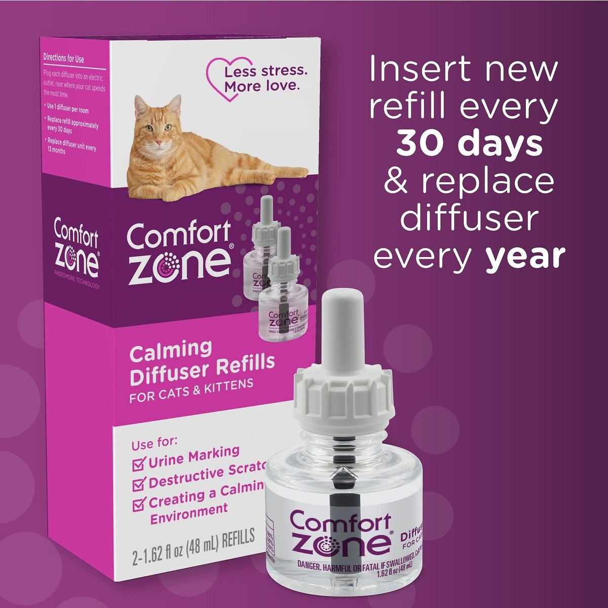 Comfort Zone Calming Diffuser for Cats