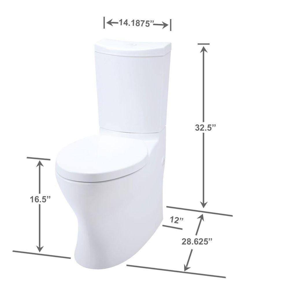 KOHLER Persuade Curv 2-Piece 1.61.0 GPF Dual Flush Elongated Toilet in White Seat Included K-14047-0