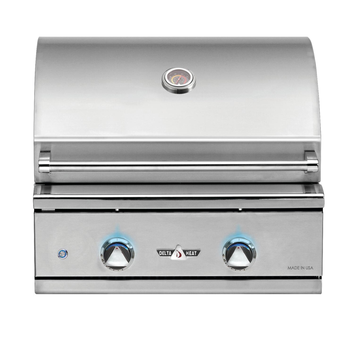 Delta Heat 26-Inch 2-Burner Built-In Natural Gas Grill