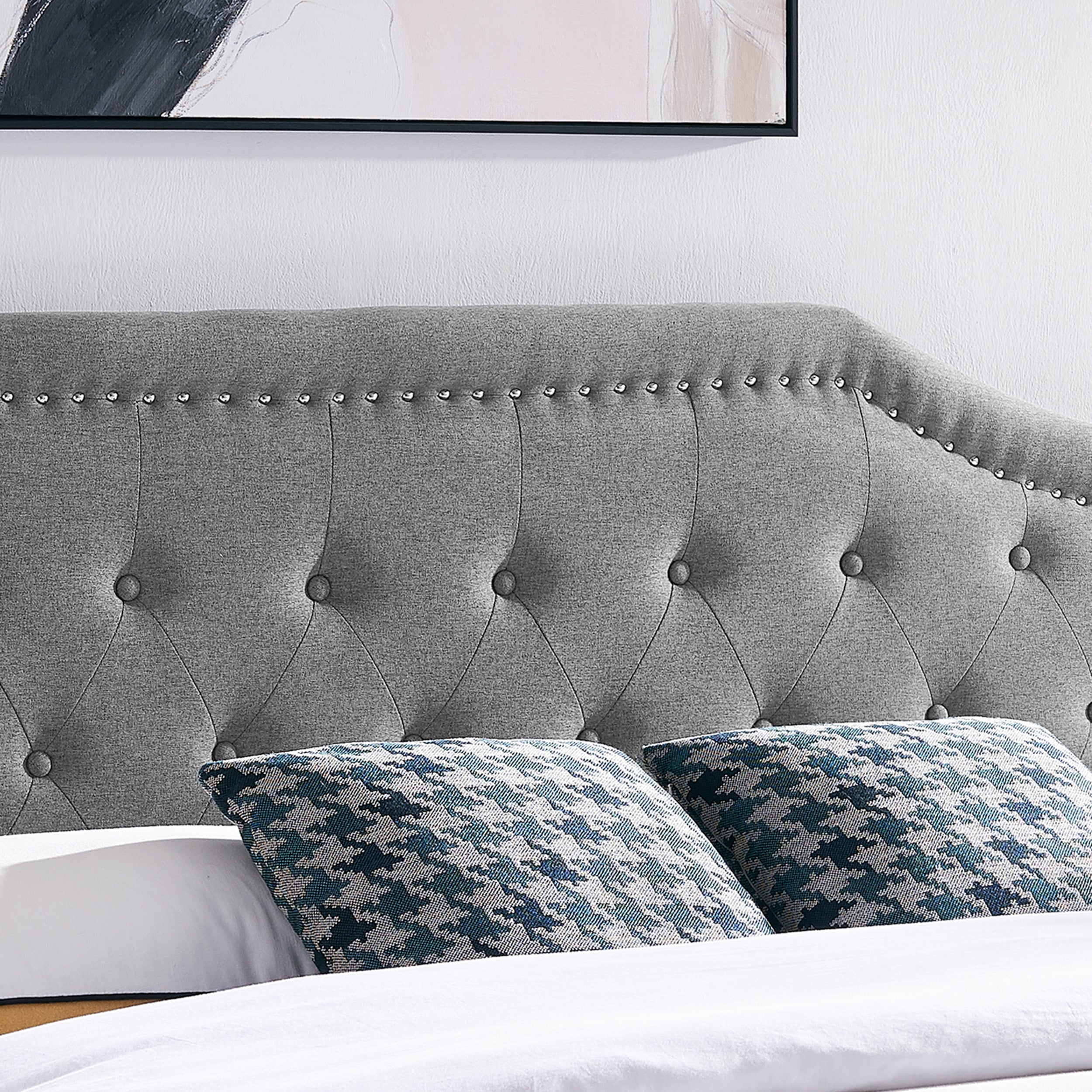 Renee Contemporary Upholstered Headboard