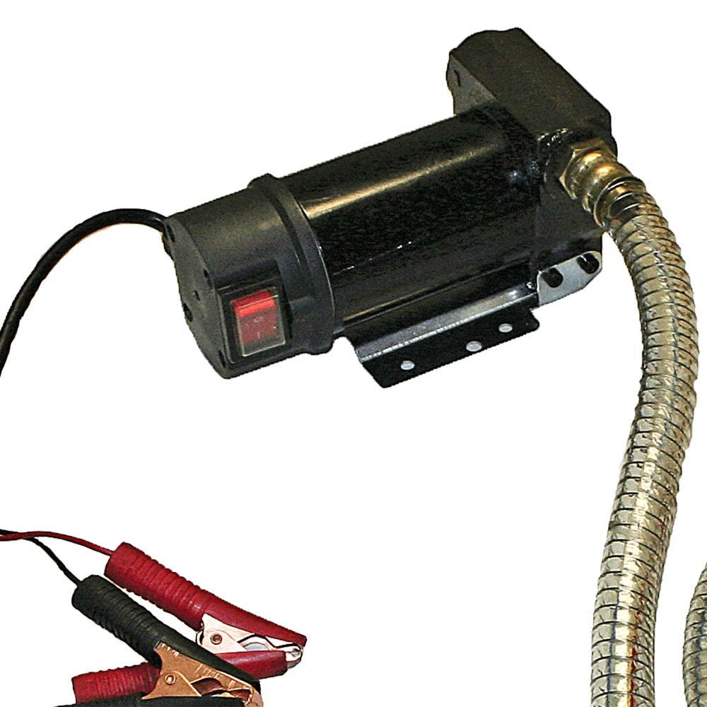 American Forge and Foundry 12V DC Powered Rotary Pump with Fittings and Hardware for 8878 Low Profile Oil Drain