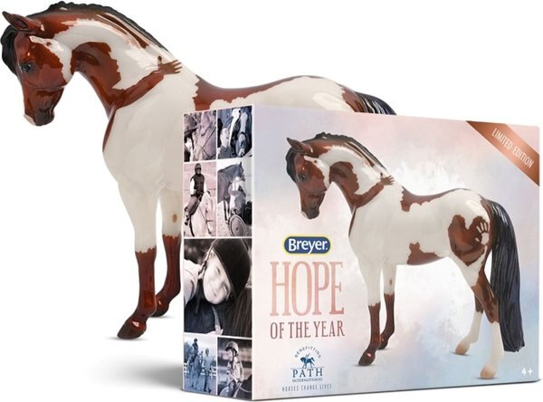 Breyer Horses Special Edition 2022 Horse of The Year Hope Collectible Toy Horse， Brown/White