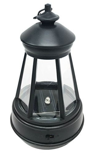 Plastic Solar Hanging LED Lantern Replacement For Ebros Garden Light Statues