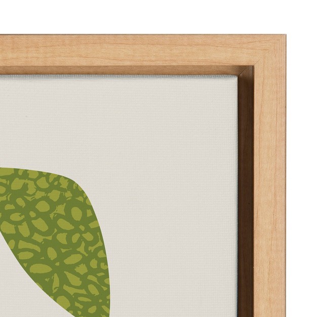 X 24 quot Sylvie Mid Century Modern Koala Framed Canvas By Rachel Lee Natural Kate amp Laurel All Things Decor