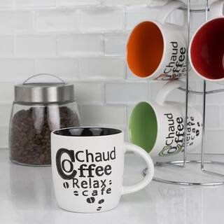 Home Basics Mug Set with Stand (6-Piece) HDC64079