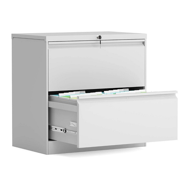 Aobabo Locking Metal Office Storage Organization Filing Cabinet With Adjustable File Hanging Bar And 2 Keys