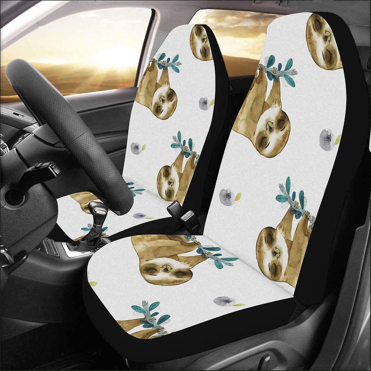 Set Of 2 Car Seat Covers Color Art Arrow Universal Auto Front Seats Protector Fits For Car，suv Sedan，truck