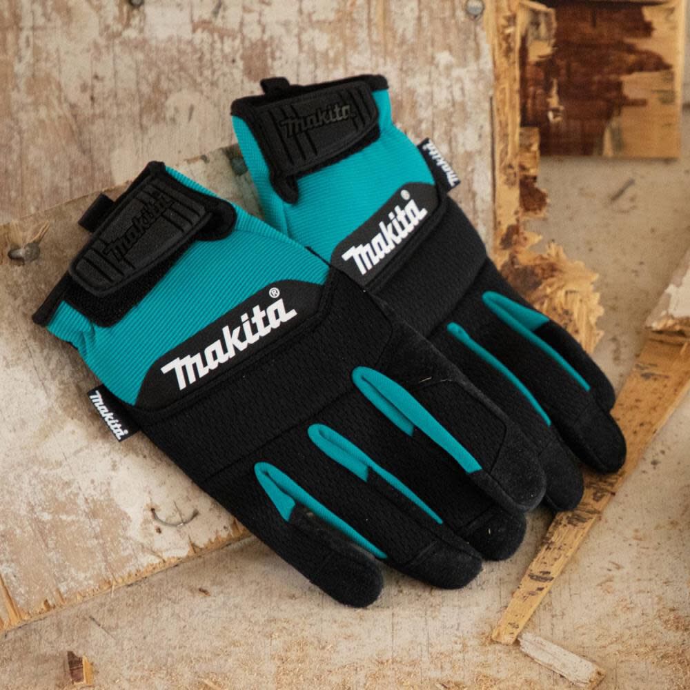 Makita Performance Gloves Genuine Leather Palm Medium T-04210 from Makita