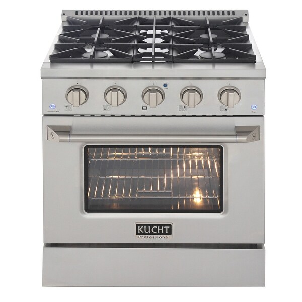 30 in. 4.2 cu. ft. Dual Fuel Range for Propane Gas with Sealed Burners and Convection Oven with Optional Color Door